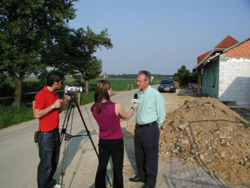 Interview mit dem Regional Fernsehen