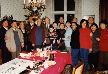 Der Besuch von Delegationen in der Wohnung des Autors war für Zhang Xueyan und Hong Li immer eine willkommene Abwechslung