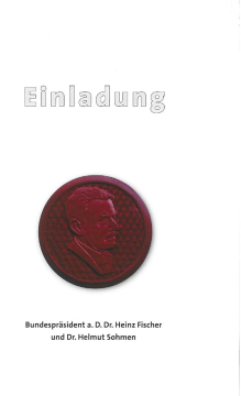 Einladung zur Verleihung der Arthur von Rosthorn Medaille 2019