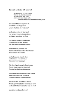 Das weite Land oder G.K. resurrexit