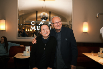 Wang Jing und Walter Fehlinger