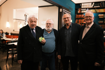 Wolfgang Kubin, Fred Turnheim, Walter Fehlinger und Friedrich Zettl