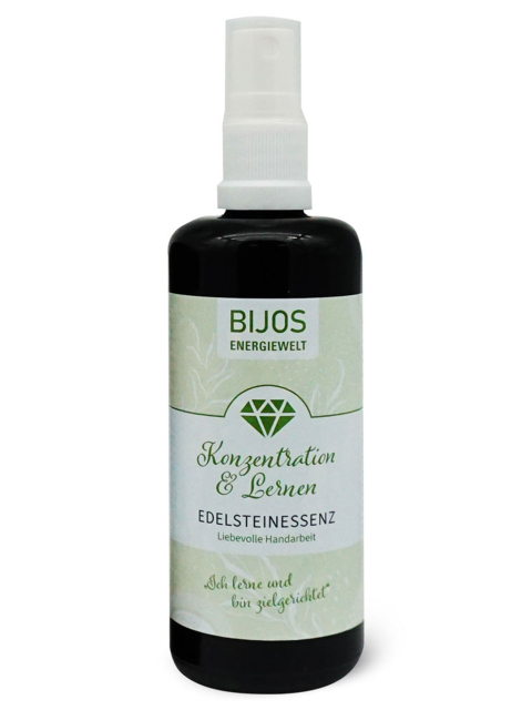 Edelstein Essenz Konzentration und Lernen, 100 ml