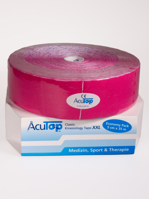 AcuTop Classic Tape XXL , pink 5 cm x 35 Meter