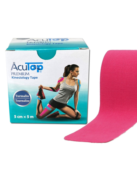 AcuTop Premium Turmalin Tape, Pink 5 cm x 5 m
