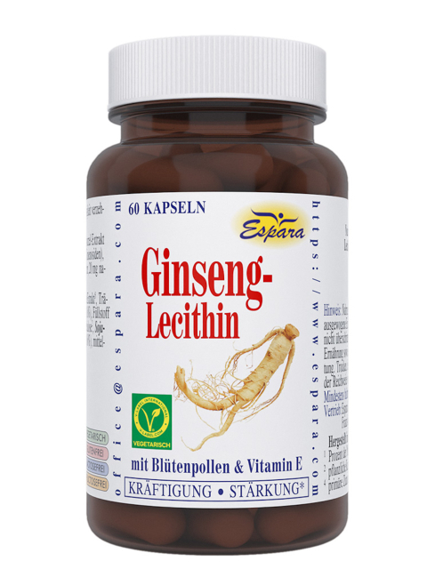 Ginseng-Lecithin Kapseln, 60 Stk.