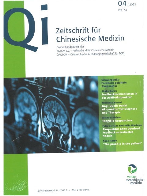 Qi Zeitschrift f. chin.Medizin Ausgabe 2025 / 4