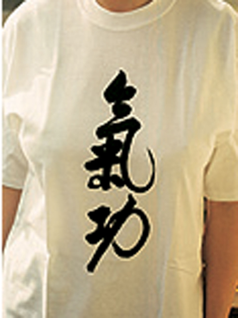 Qigong T-Shirt, grau, Gr. XL, 170g, Jerzees Qualität