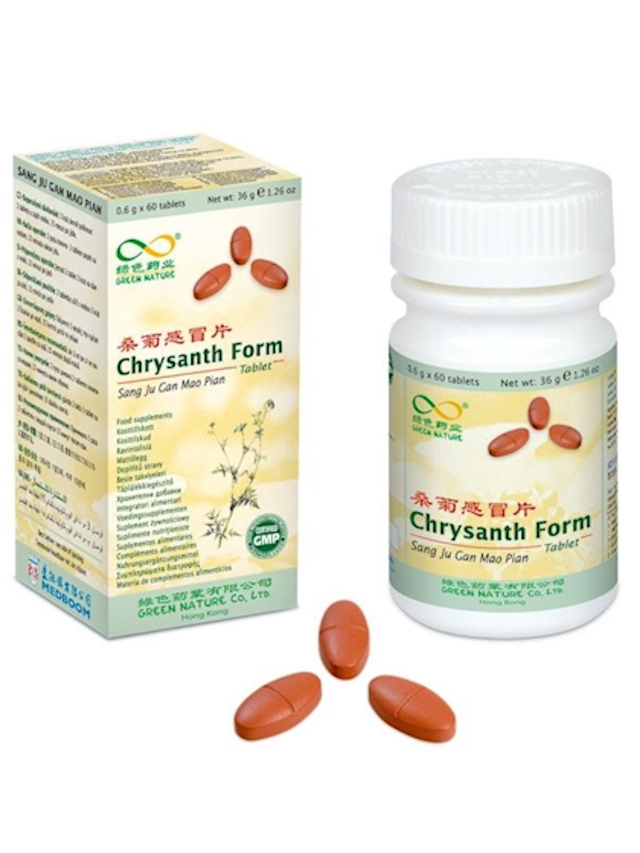 Chrysanth Form. Sang Ju Gan Mao Pian, 60 Tabletten Pillen