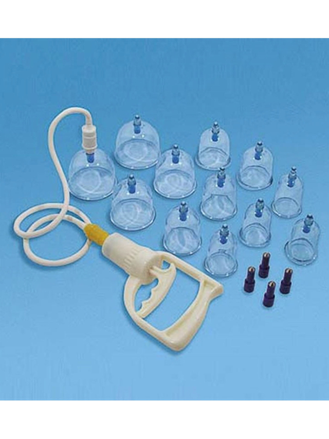 Guo Yi Yan 12-teiliges Schröpfset aus Kunststoff