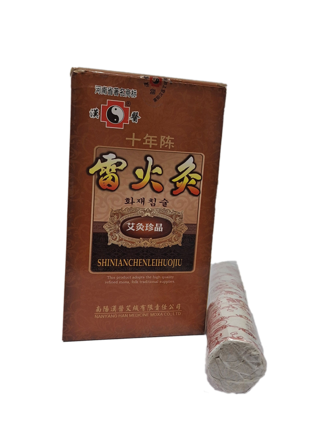 Ten Years Old Moxa Roll, 6 Stück, ca. 3cm Durchmesser, ca. 16cm lang