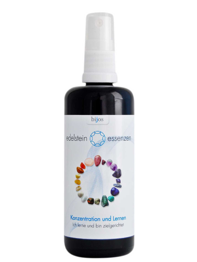 Edelstein Essenz Konzentration und Lernen, 100 ml