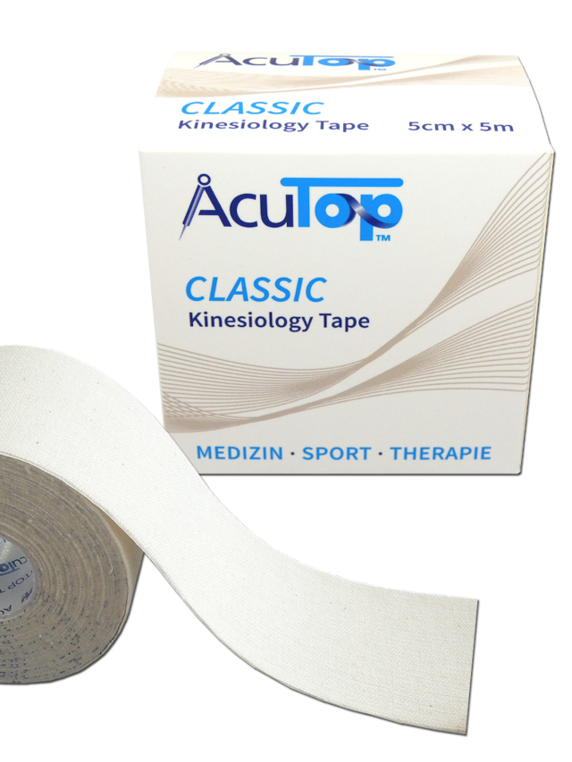 AcuTop Soft Tape weiß, 5cm breit und 5 Meter lang