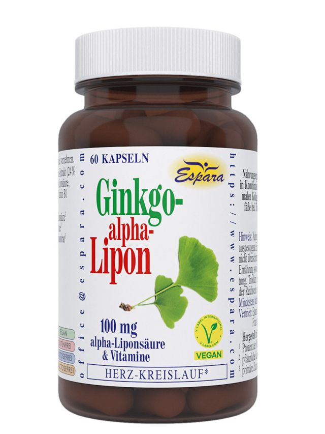Ginkgo-alpha-Lipon Kapseln, 60 Stk.
