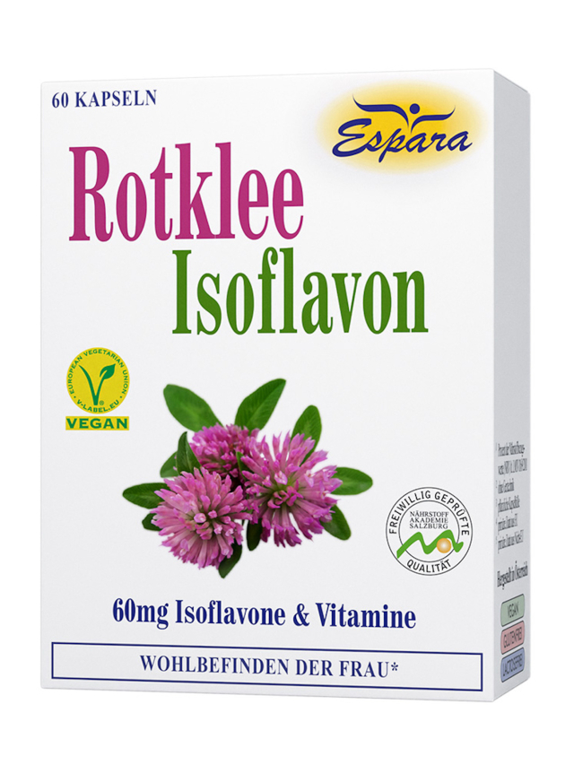 Rotklee-Isoflavon Kapseln, 60 Stk.