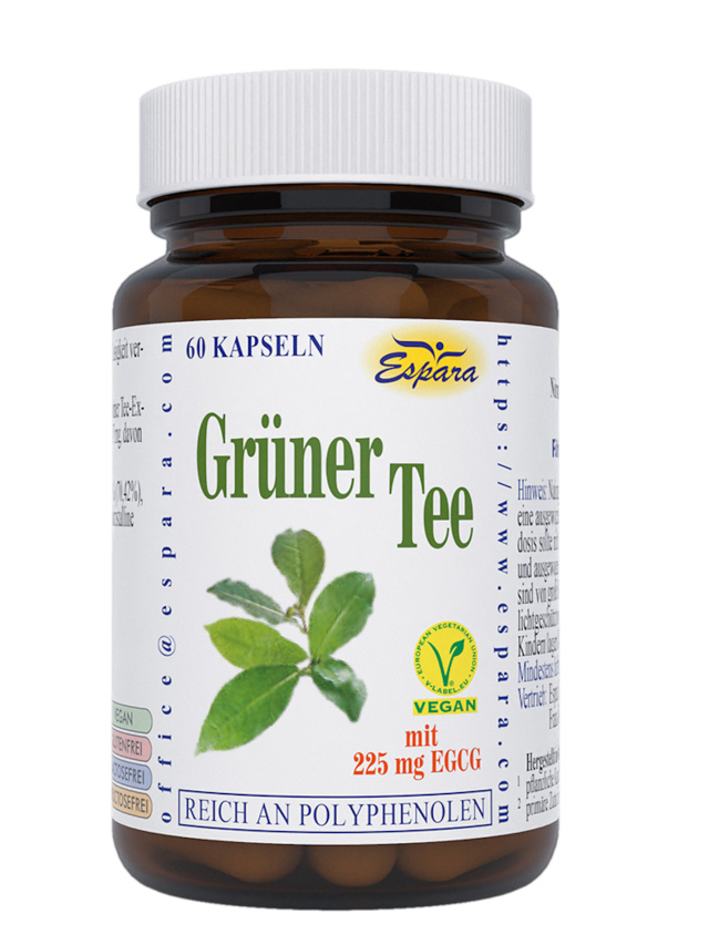 Grüner Tee Kapseln, 60 Stk.