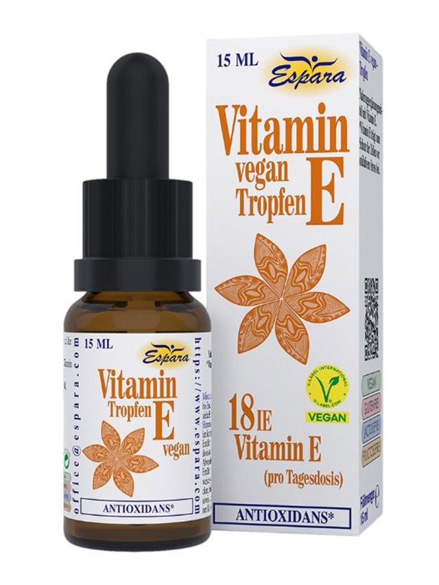 Vitamin E vegan Tropfen, 15ml