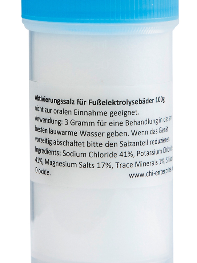 Aktivierungssalz für Hydrosana, Bioenergiser Detox Spa, Ion Cleanser und andere Fußbäder. 100g