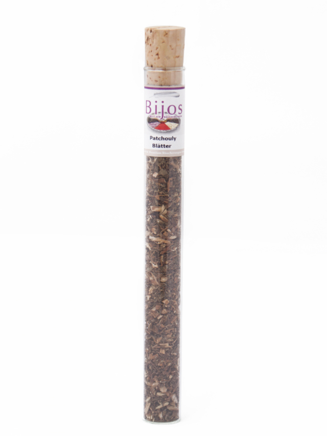 Bijos Räucherharze Patchouly, ca. 35ml Röhrchen