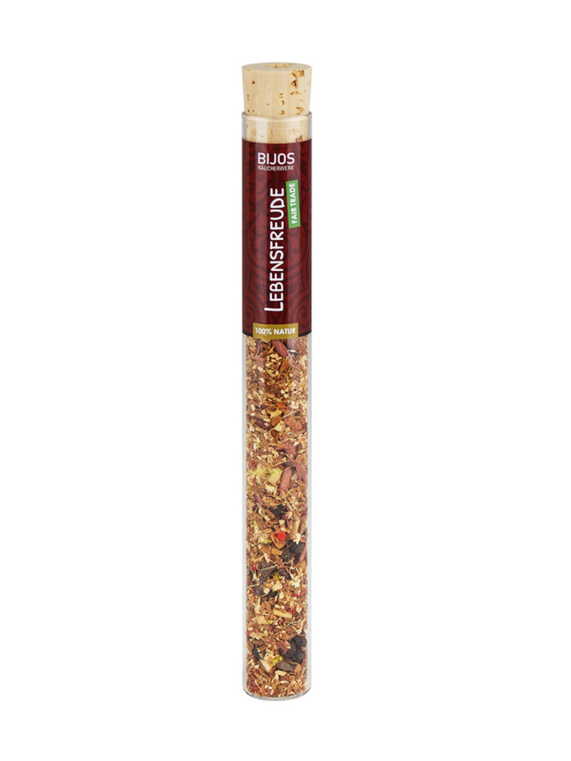 Bijos Räuchermischung Lebensfreude, ca. 35ml Röhrchen