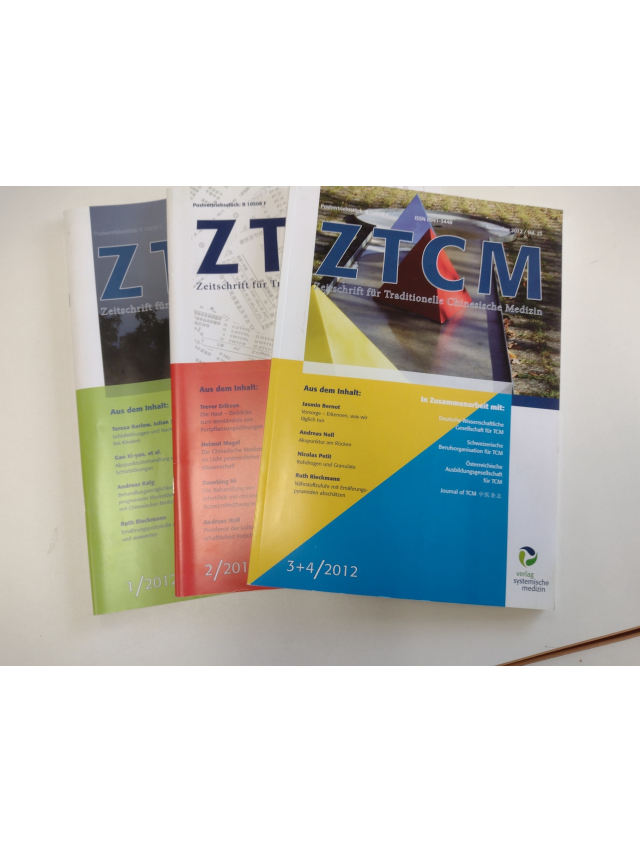 Qi Zeitschrift für Chinesiche Med. Jahr 2012 Set 1-4