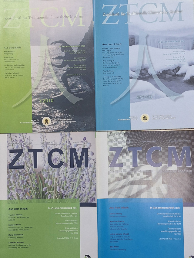 Qi Zeitschrift für Chinesiche Medizin 1/2010, 4/2010, 1/2011, 4/2011