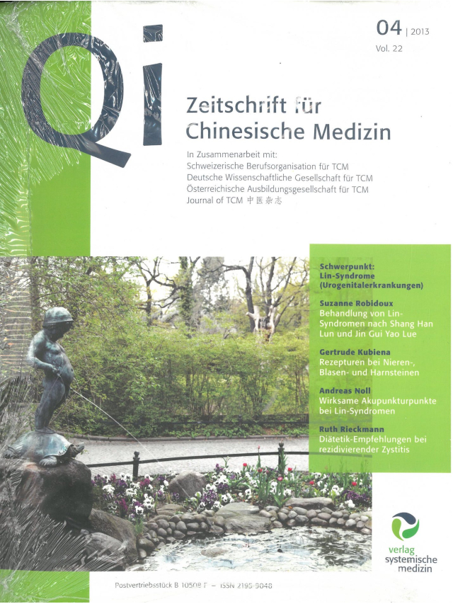 Qi Zeitschrift für Chinesiche Med. Jahr 2013 Ausgabe 4