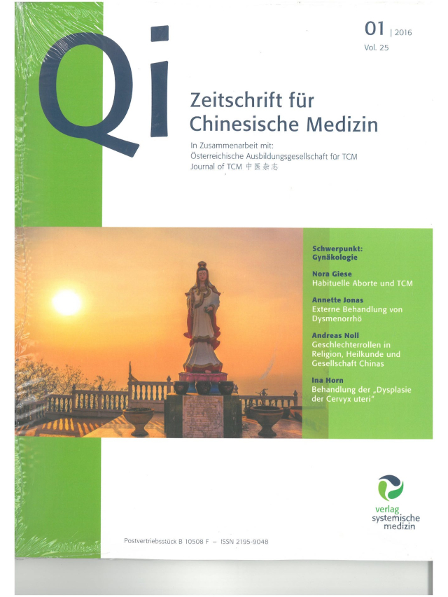 Qi Zeitschrift für Chinesiche Med. Jahr 2016 Ausgabe 1