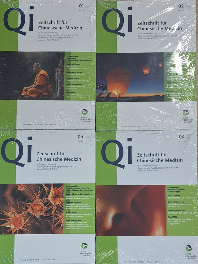 Qi Zeitschrift für Chinesiche Med. Jahr 2017 Ausgabe 1-4