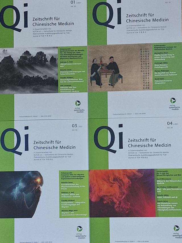 Qi Zeitschrift f. chin.Medizin Ausgabe 2021 / 1-4