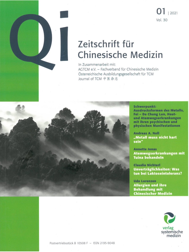 Qi Zeitschrift f. chin.Medizin Ausgabe 2021 / 1