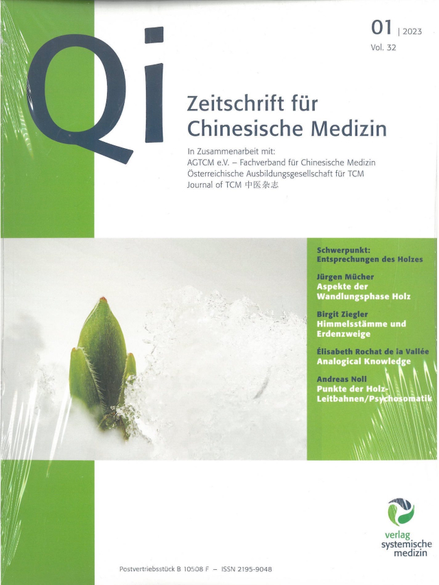 Qi Zeitschrift f. chin.Medizin Ausgabe 2023 / 1